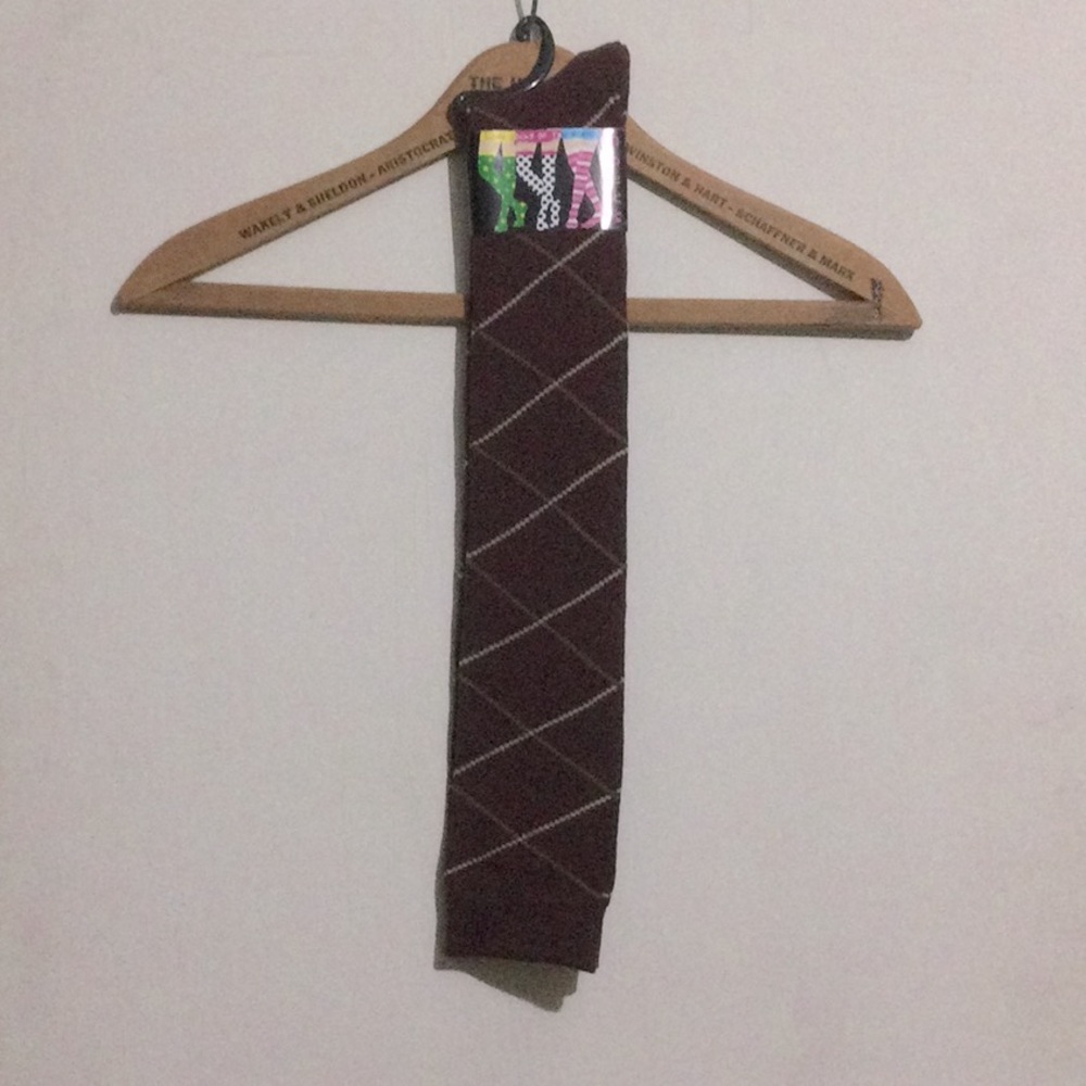 New with tags brown knee highs